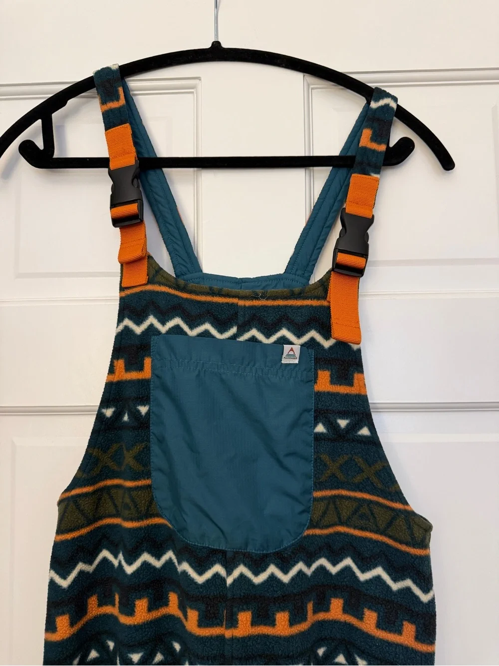 Passenger Women's Ace Polar Fleece Geometric Dungarees Overalls